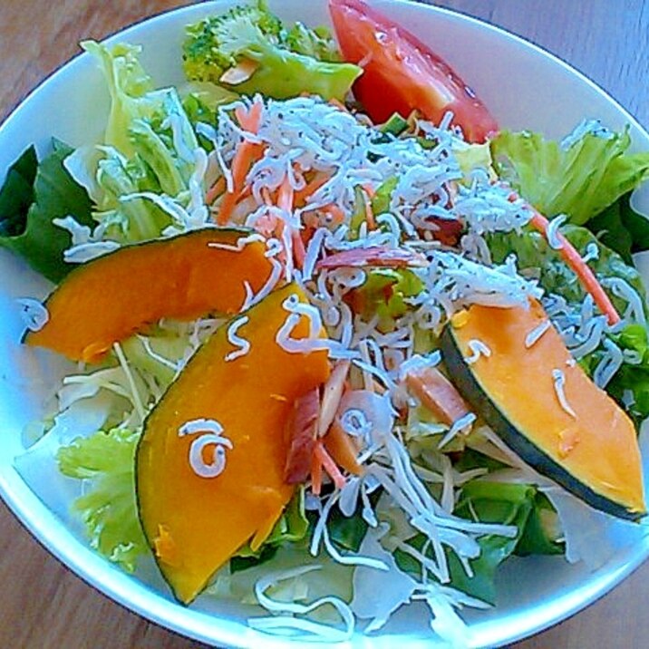 冷蔵庫の野菜を集めて!ビタミン強化サラダ